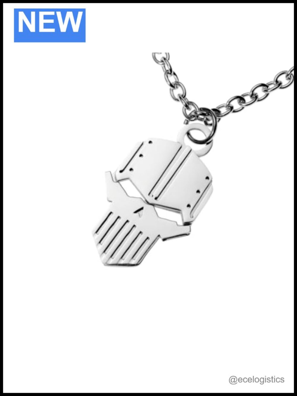 Stainless Steel Warhammer 40K Space Marine Pendant Necklace Men's